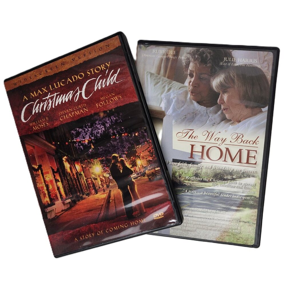 DVD Bundle: Christmas Child: A Max Lucado Story DVD & The Way Back Home DVD